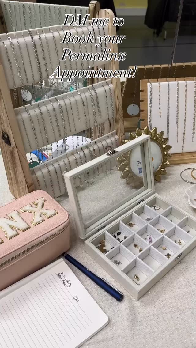 If you’re wanting to add to your Permalinx stack or get your first permanent bracelet- I got you! I’m booking private parties, private appointments and available for pop-ups! DM me to schedule yours! #permanentjewelry #permalinx